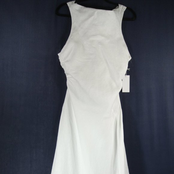 NWOT Reformation Casette Linen Dress in White Size 12 #811 - Picture 4 of 10